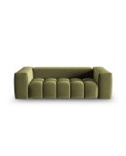 Canapé modulaire velours Verona 3 places vert clair - 200x85x70 cm