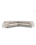 Symmetrisches 6-Sitzer-Ecksofa Bali, beigefarben, 256 x 256 x 75 cm