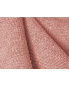 Canapé d'angle gauche Nolio 4 places rose - 235x170x72 cm