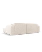 Nolio 4-zits lichtbeige linkerhoekbank - 235x170x72 cm