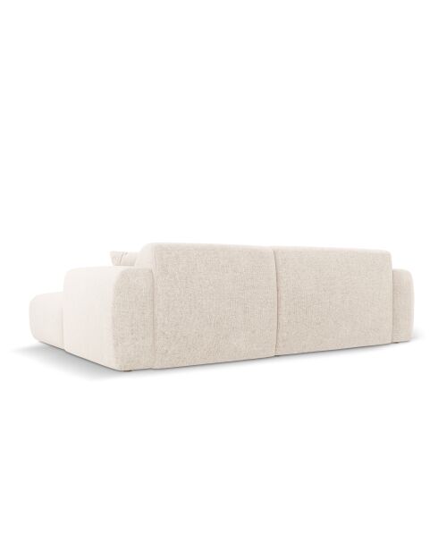 Nolio 4-zits lichtbeige linkerhoekbank - 235x170x72 cm