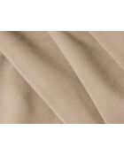 Canapé modulaire velours Verona 3 places le sable - 230x85x70 cm