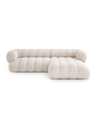 Koge 5-zits hoekbank lichtbeige rechts - 270x165x70 cm