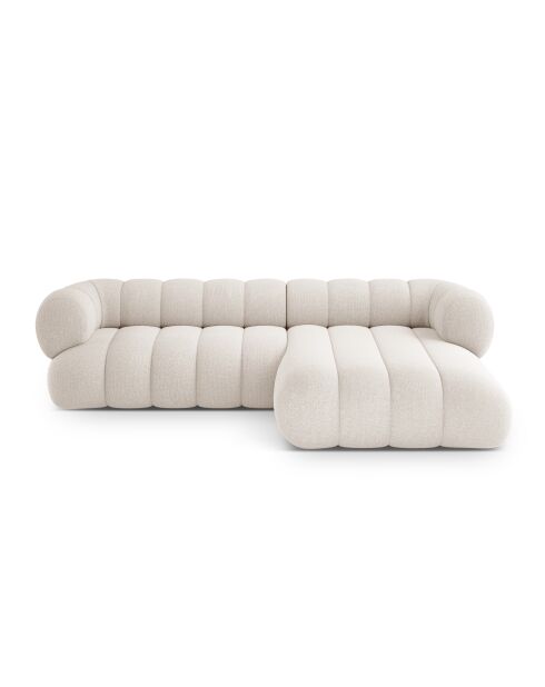 Koge 5-Sitzer-Ecksofa, hellbeige, rechts, 270 x 165 x 70 cm