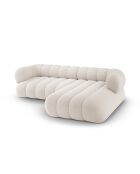 Koge 5-zits hoekbank lichtbeige rechts - 270x165x70 cm