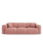 Canapé Nolio 3 places rose - 235x95x72 cm