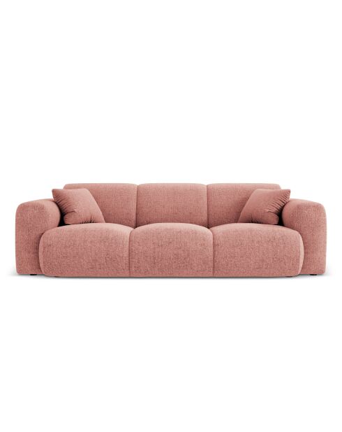 Canapé Nolio 3 places rose - 235x95x72 cm