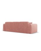Canapé Nolio 3 places rose - 235x95x72 cm