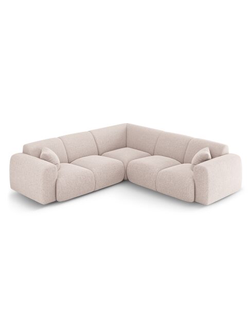 Nolio 5-zits beige symmetrische hoekbank - 252x252x72 cm