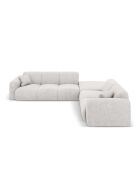 Nolio 4-Sitzer hellgraues rechtes Ecksofa - 315x250x72 cm