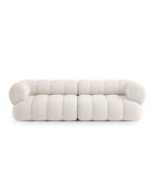 Canapé Koge 4 places beige clair - 240x95x70 cm
