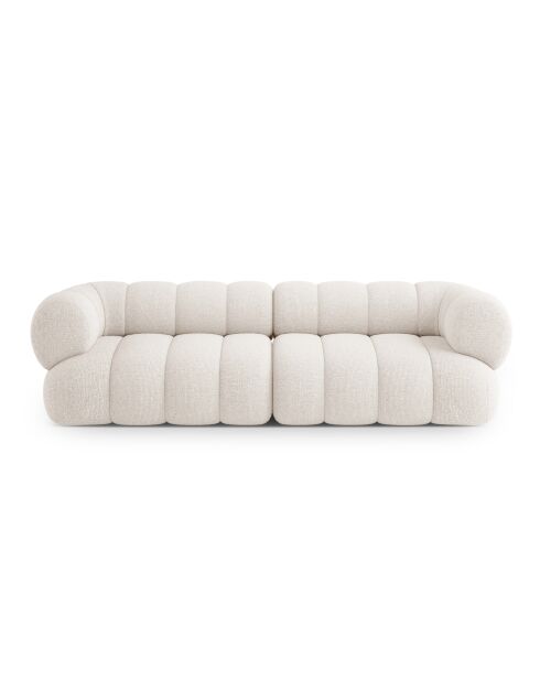 Canapé Koge 4 places beige clair - 240x95x70 cm