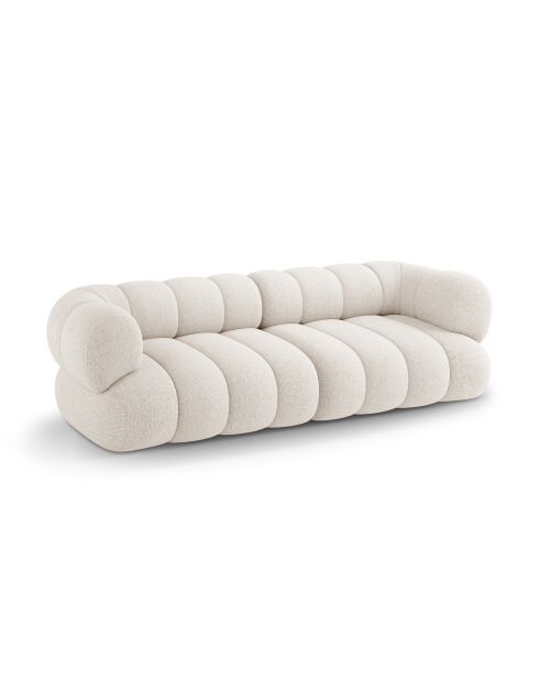 Canapé Koge 4 places beige clair - 240x95x70 cm