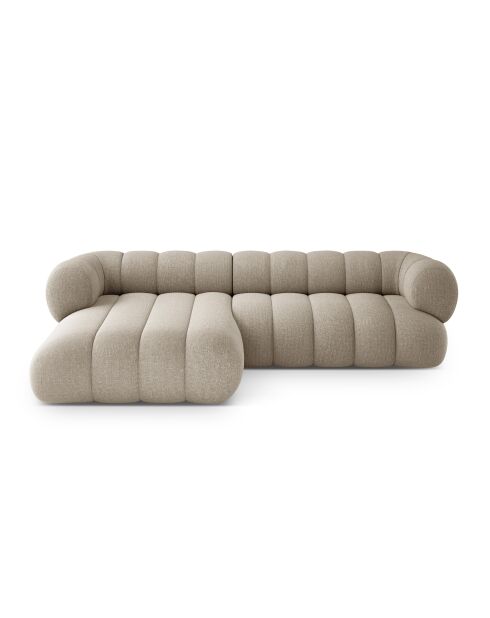 Koge Ecksofa für 5 Personen, dunkelbeige, links, 270 x 165 x 70 cm