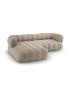 Koge 5-zits donkerbeige linkerhoekbank - 270x165x70 cm