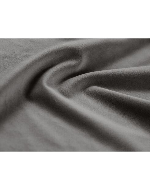 Chicago Ecksofa aus hellgrauem, symmetrischem Samt, 285 x 285 x 78 cm