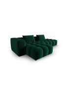 Verona 4-zits modulaire fluwelen linkerhoekbank flesgroen - 265x145x70 cm