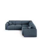 Nolio symmetrisches 5-Sitzer-Ecksofa Königsblau - 252x252x72 cm