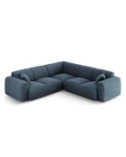 Nolio symmetrisches 5-Sitzer-Ecksofa Königsblau - 252x252x72 cm
