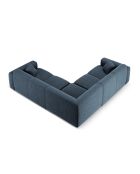 Nolio symmetrisches 5-Sitzer-Ecksofa Königsblau - 252x252x72 cm