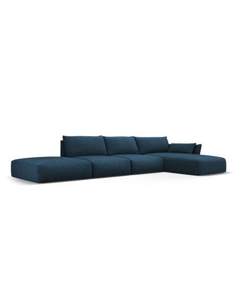 Matera 5-Sitzer-Ecksofa, königsblau, rechts, 364x171x85 cm