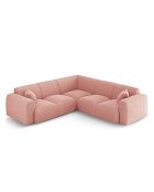 Divano angolare rosa simmetrico Nolio a 5 posti - 252x252x72 cm