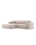 Divano angolare sinistro beige Nolio 4 posti - 235x170x72 cm