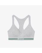Reggiseno IF8403 in cotone screziato argentato