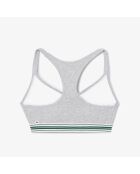 Reggiseno IF8403 in cotone screziato argentato