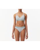 Reggiseno IF8403 in cotone screziato argentato
