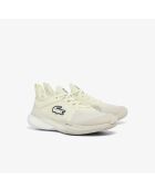 48SFA0097 Cremefarben/Hellgelbe Performance-Sneakers