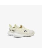 48SFA0097 Cremefarben/Hellgelbe Performance-Sneakers