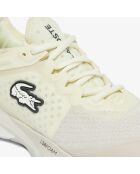 48SFA0097 Cremefarben/Hellgelbe Performance-Sneakers