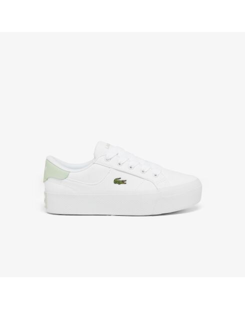 Baskets vulcanisées 49CFA0017 White/Light Green