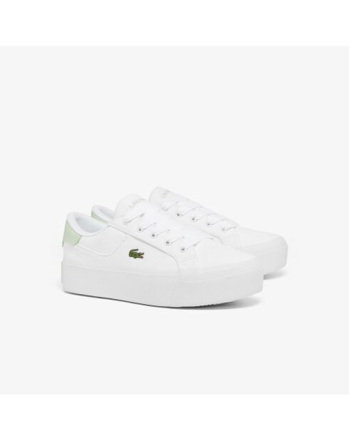 Baskets vulcanisées 49CFA0017 White/Light Green