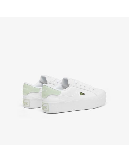 Baskets vulcanisées 49CFA0017 White/Light Green