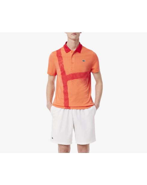 GH7413 weiße/mangofarbene Shorts
