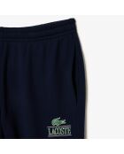 XH1211 marineblauwe katoenen joggingbroek