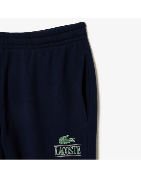 XH1211 marineblauwe katoenen joggingbroek