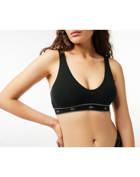 Brassière sous-vêtement en coton IF8169 noire