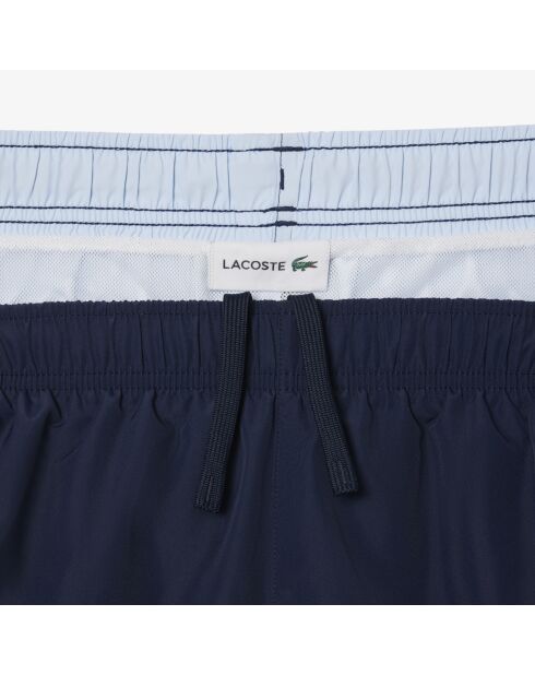 MH9085 marineblauw/kalkstenen kreek badpak