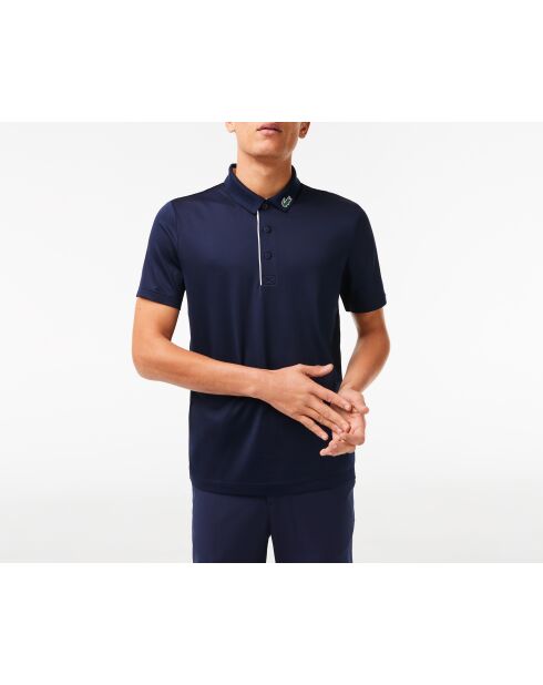 Polo DH3982 marine/blanc