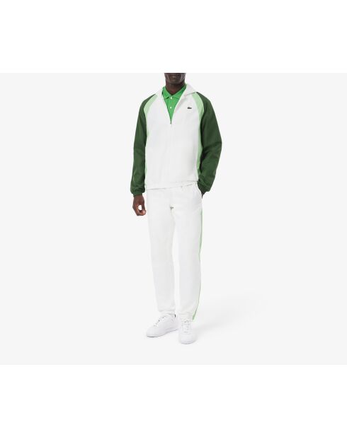 Ensemble de survêtement WH8980 blanc/liamone-vert