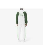 Ensemble de survêtement WH8980 blanc/liamone-vert