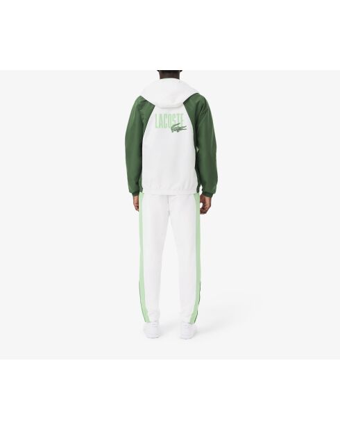 Ensemble de survêtement WH8980 blanc/liamone-vert