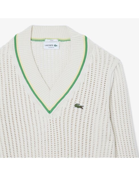Pull en coton AH9303 laponie/calathea-jaune