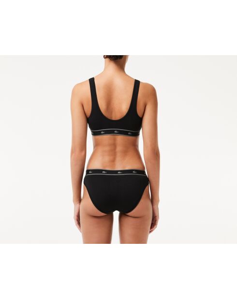Brassière sous-vêtement en coton IF8169 noire
