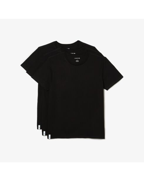 Set van 3 zwarte TH3451 katoenen T-shirts