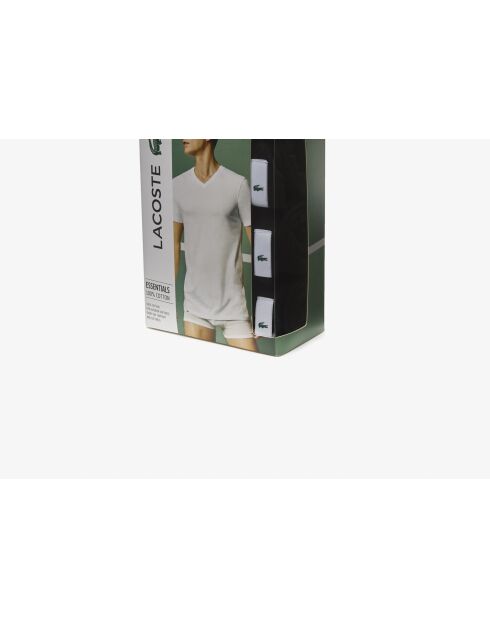 Set van 3 zwarte TH3451 katoenen T-shirts