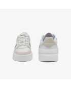 Court 47SFA0055 Weiß/Cremefarbene Sneakers